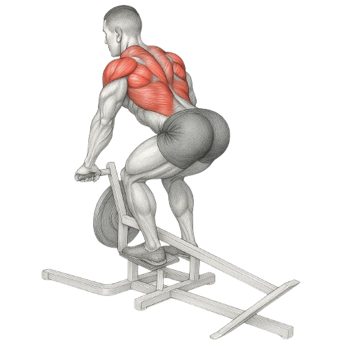 Freestanding T-bar Rows