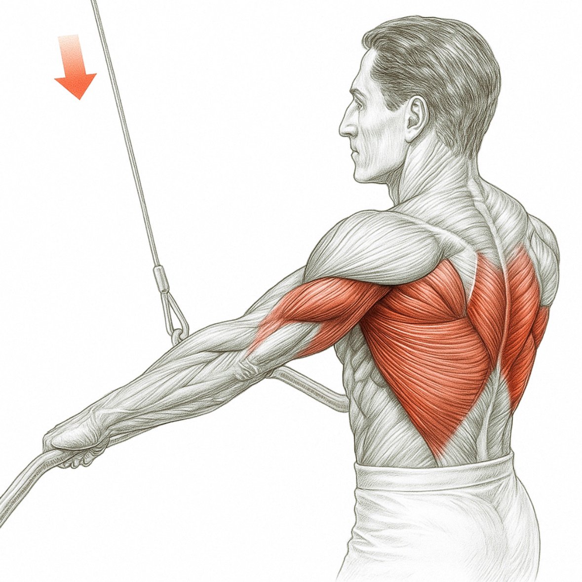 Straight-arm Lat Pull-downs