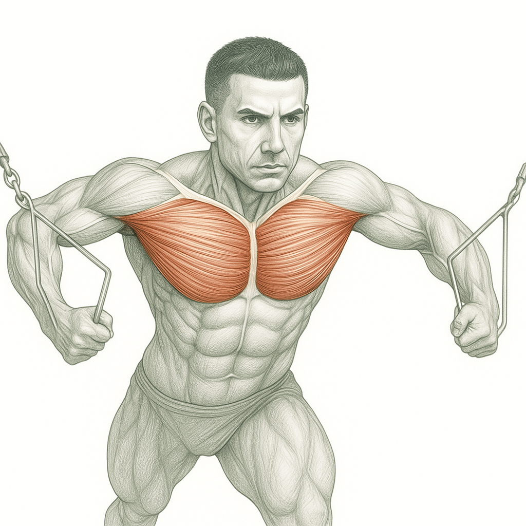 Cable crossover flys