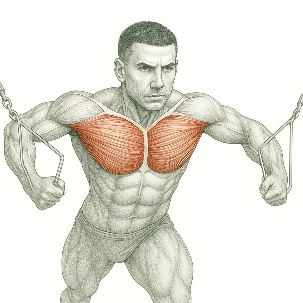 Cable crossover flys