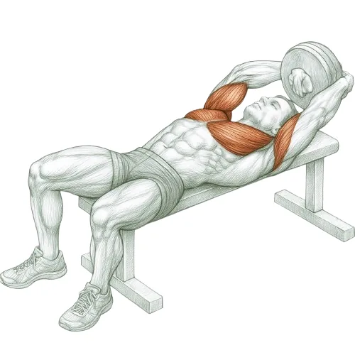 Dumbbell pullover