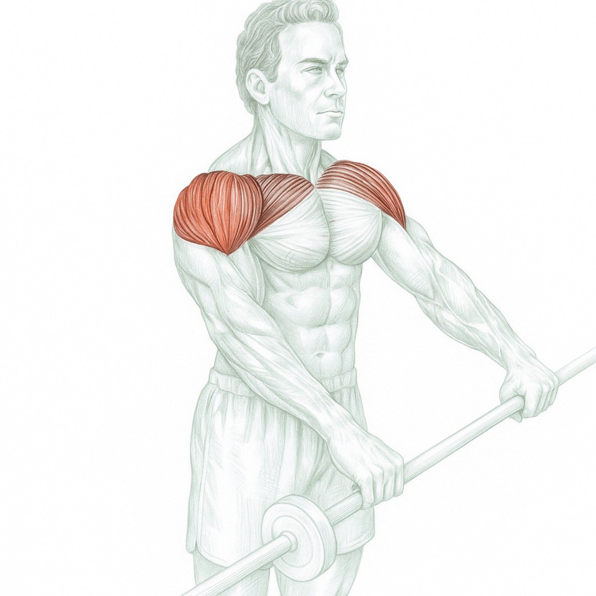 Barbell Front Raises