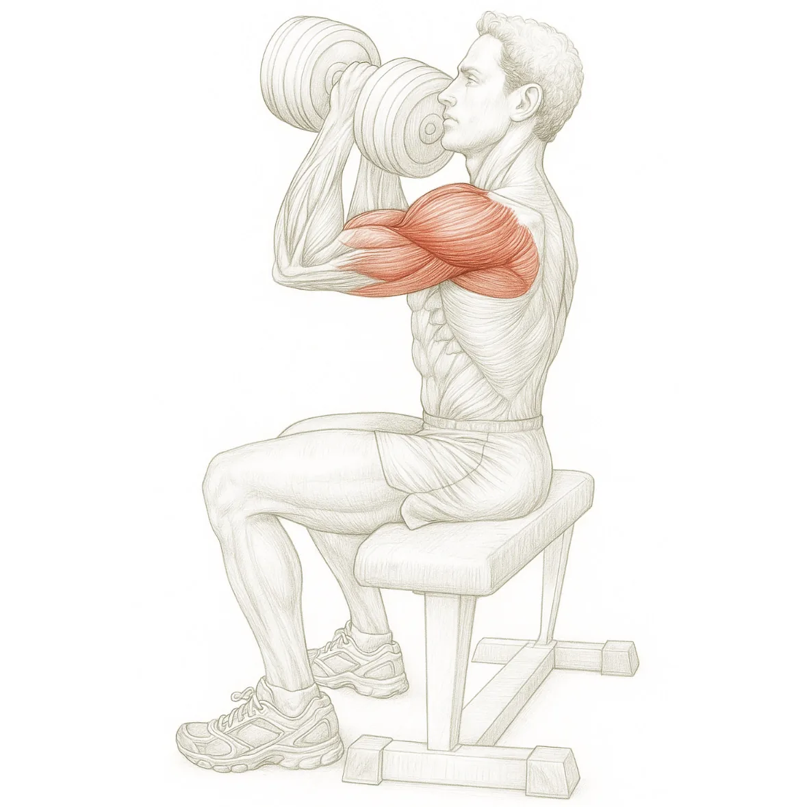 Front Dumbbell Presses