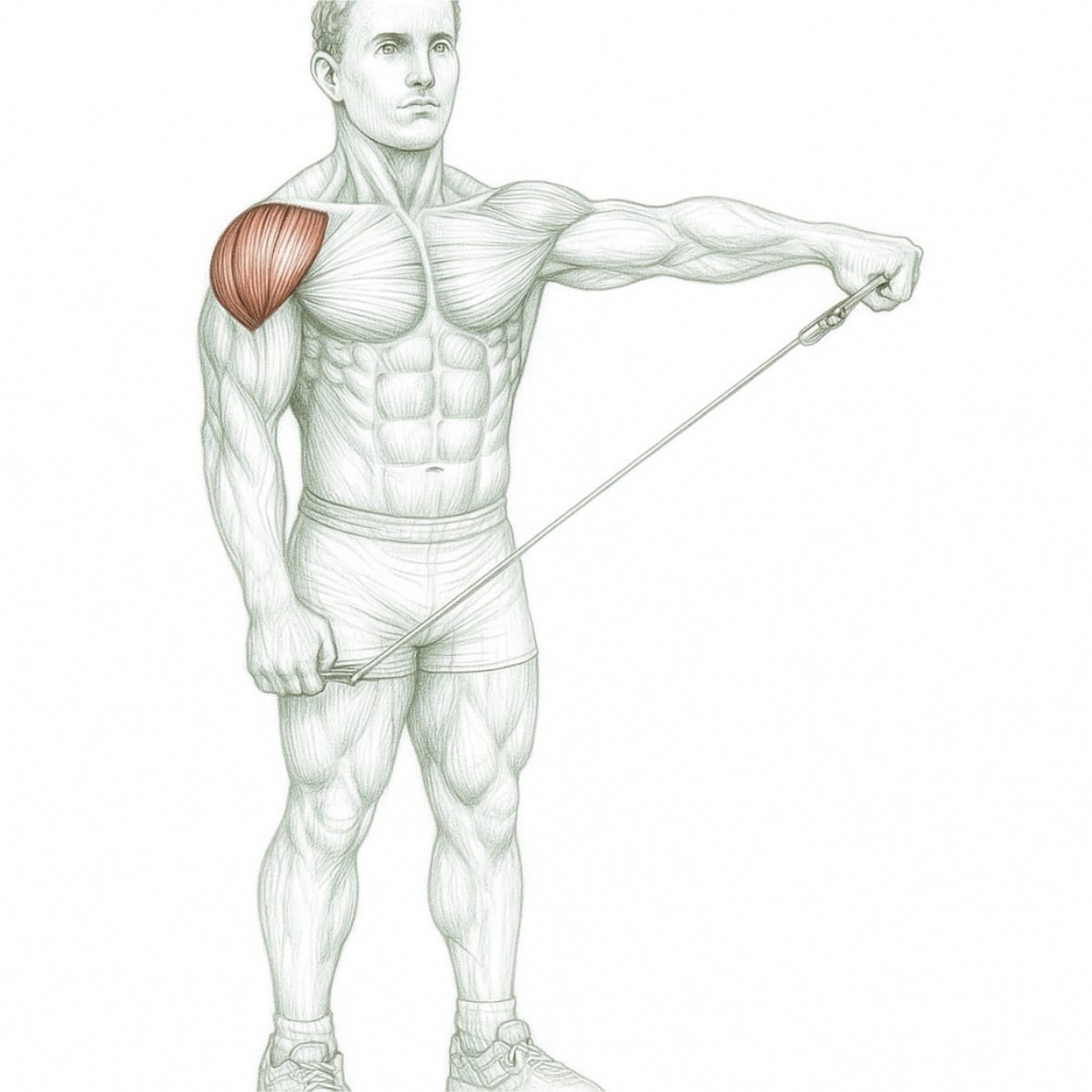 Low Pulley Lateral Raises
