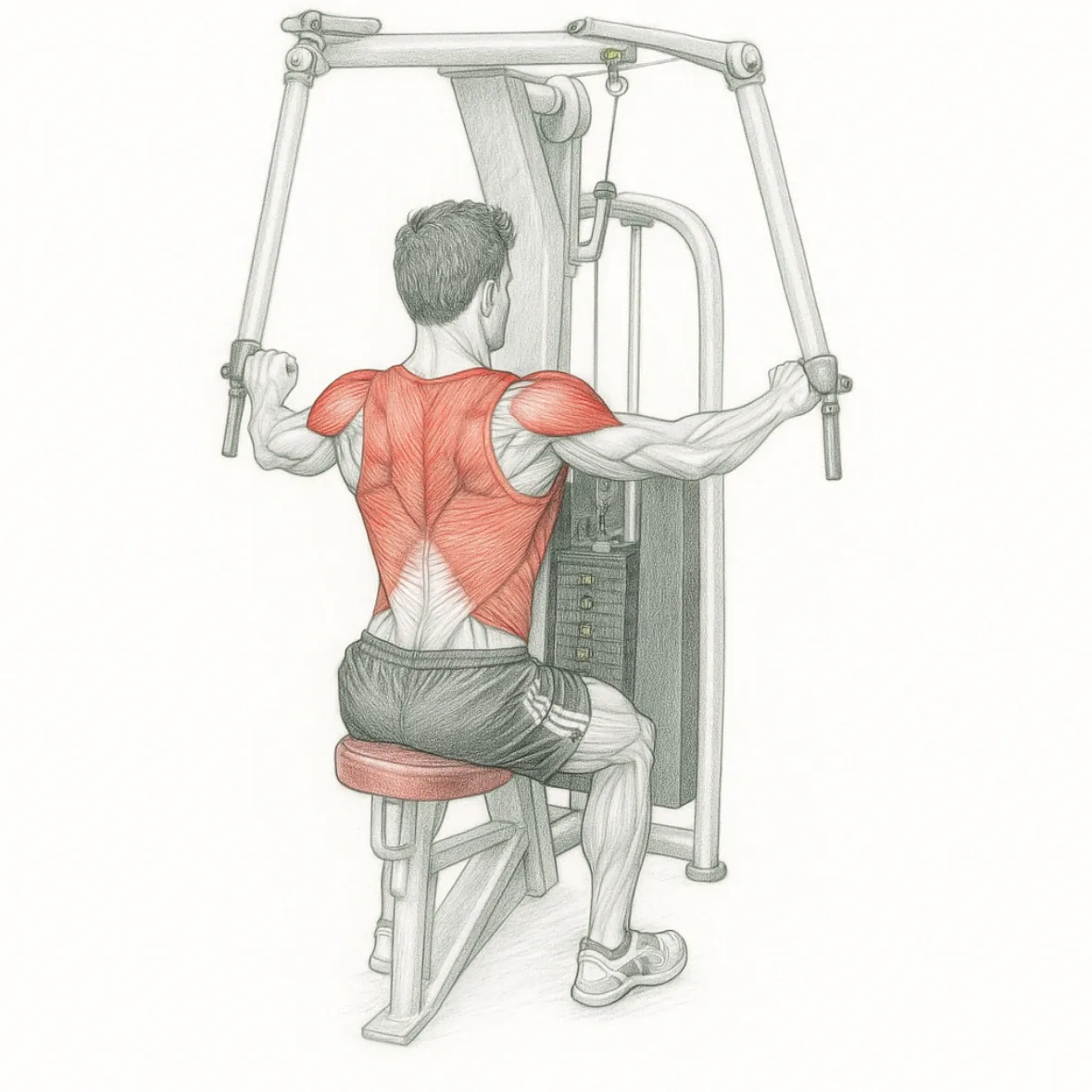 Pec Deck Rear-delt Laterals