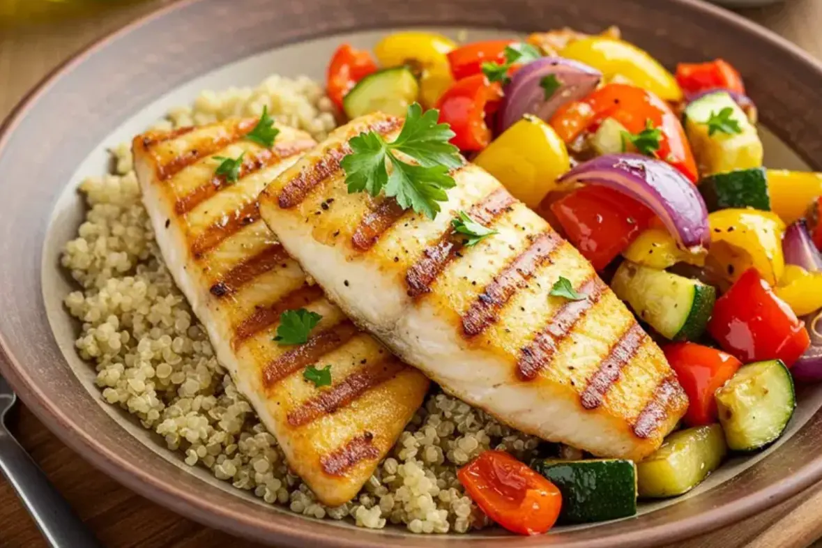 Fish with veggies