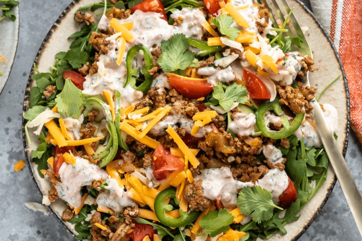 Ground turkey salad