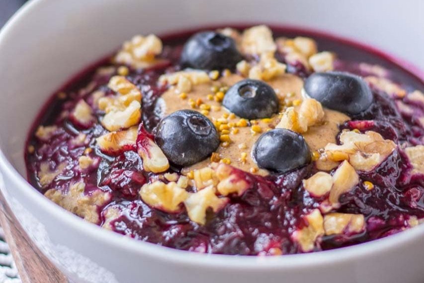 Blueberry oatmeal